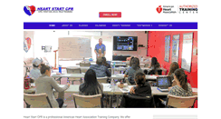 Desktop Screenshot of heartstartcpr.net