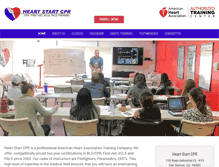 Tablet Screenshot of heartstartcpr.net